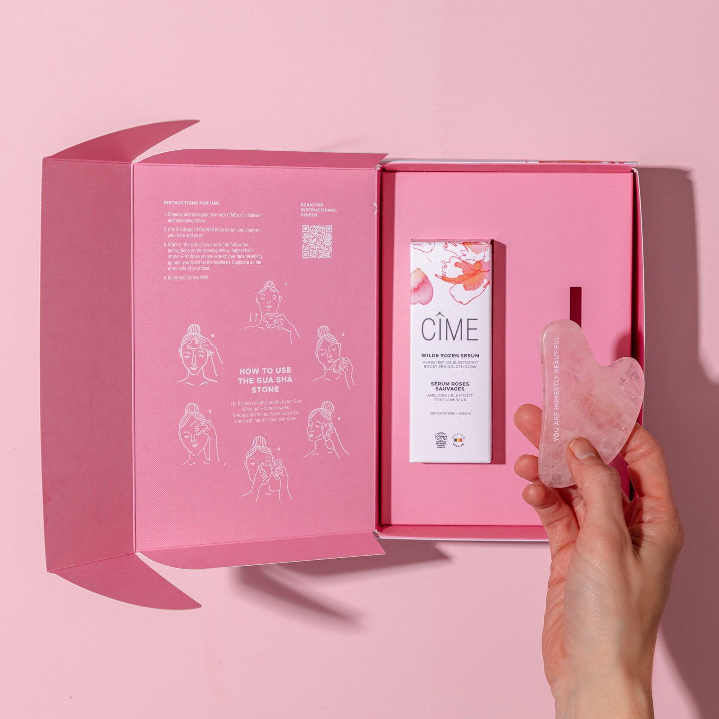Self-care face massage set