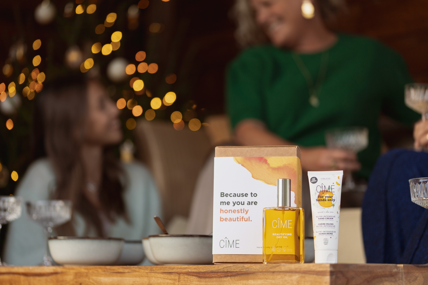 Coffret cadeau - l'Huile by CÎME dans un luxueux emballage écologique