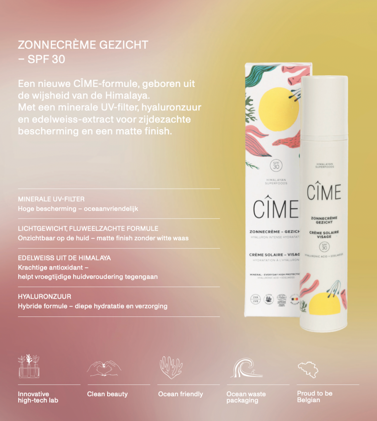 ZONNECRÈME GEZICHT SPF 30